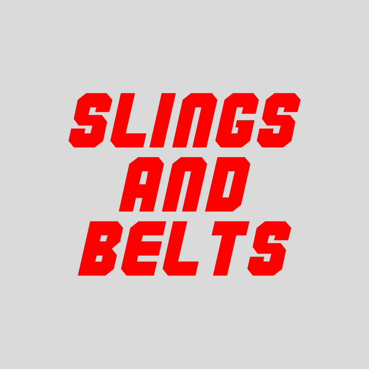 Slings & Belts