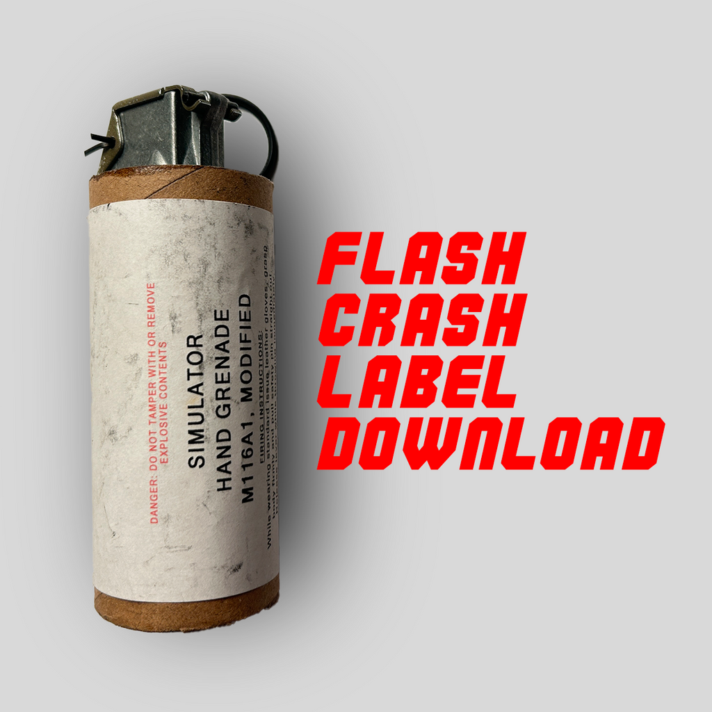 M116a1 Flash Crash Stickers