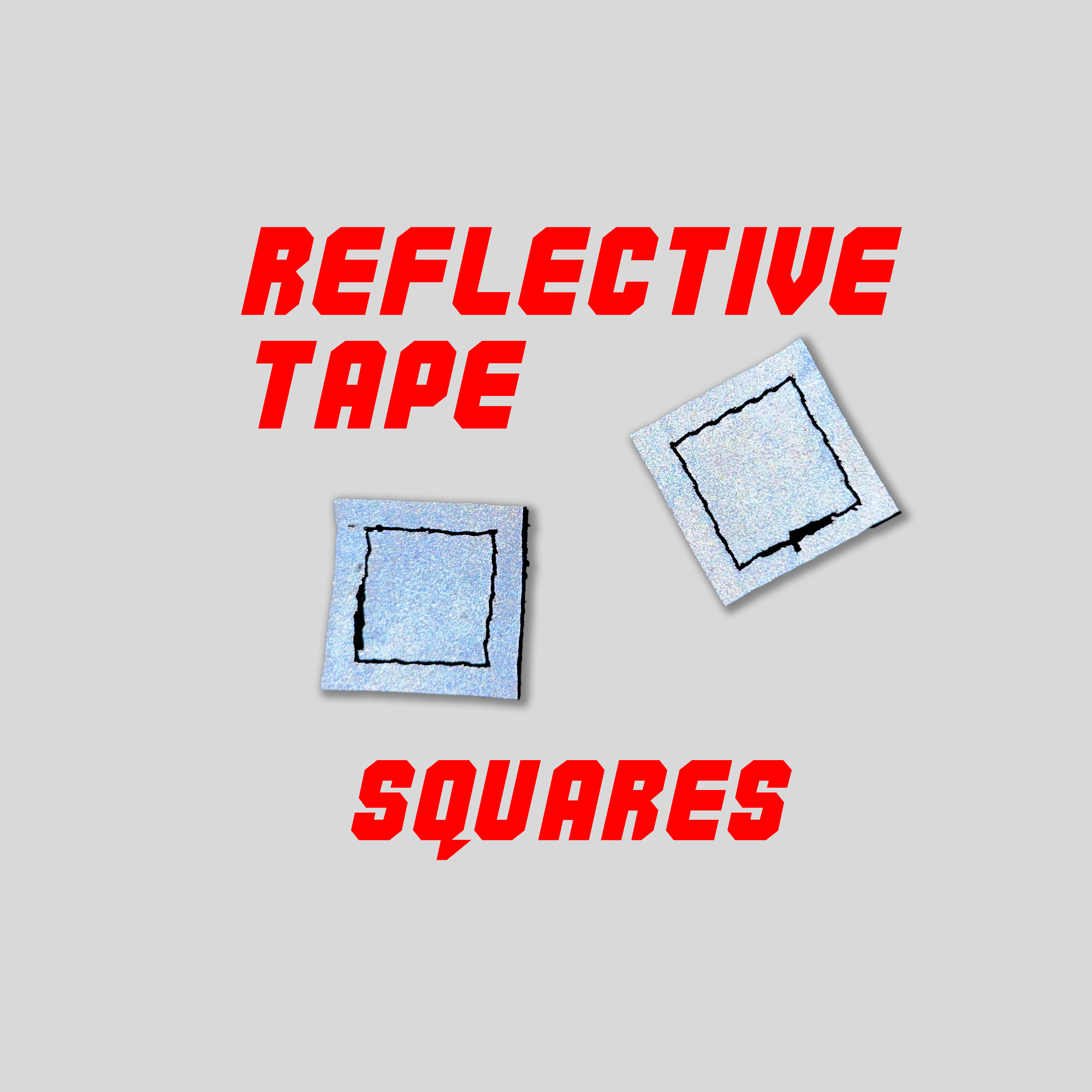 1" Glint Reflective Tape Squares (Set of 2)