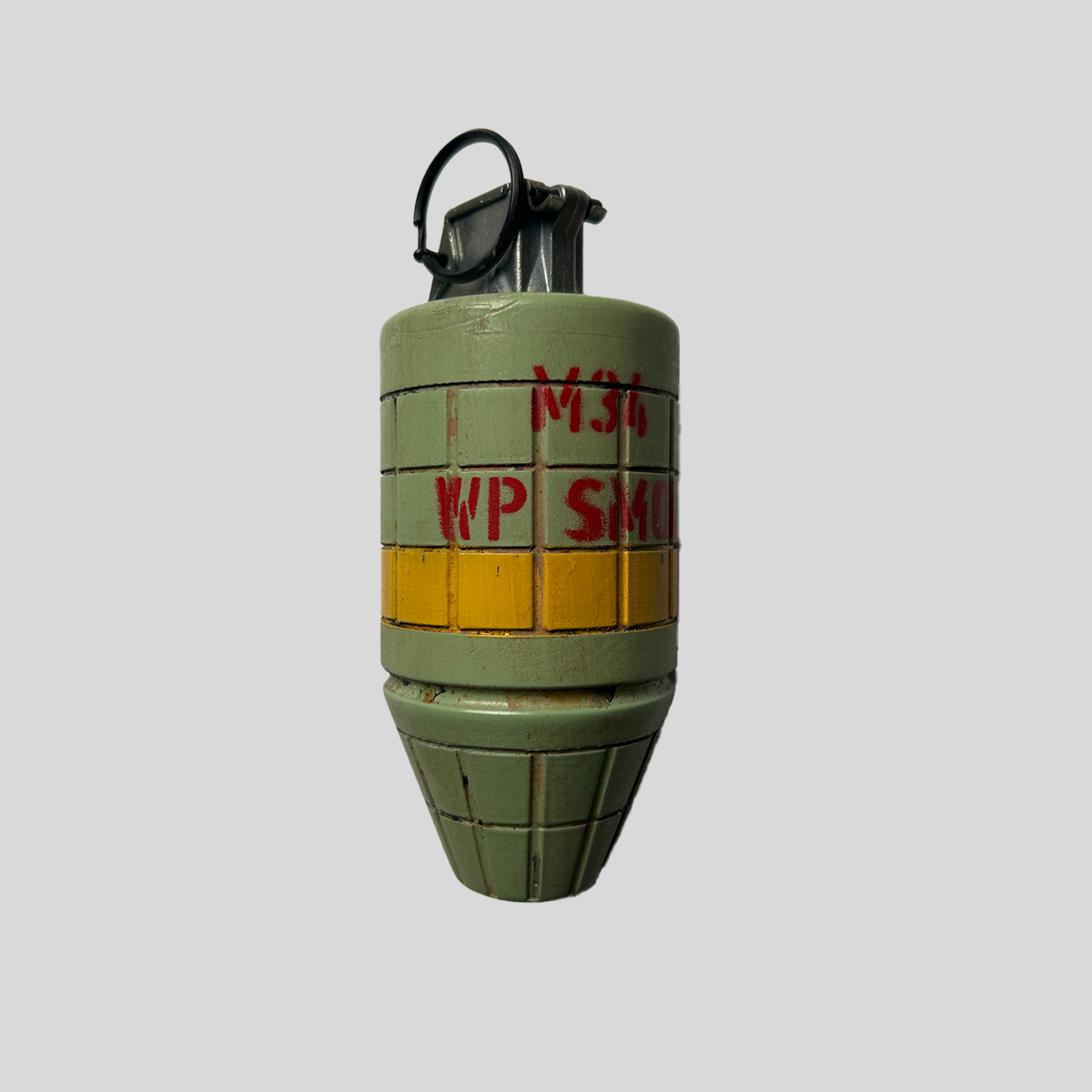M34 White Phosphorous (Willy Pete) Grenade Replica (Dummy, No Function)