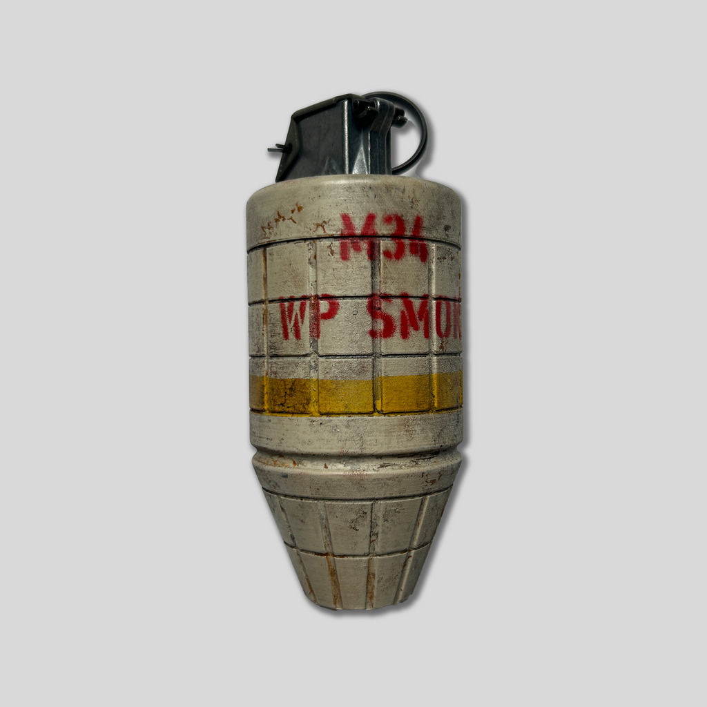 M34 White Phosphorous (Willy Pete) Grenade Replica (Dummy, No Function)