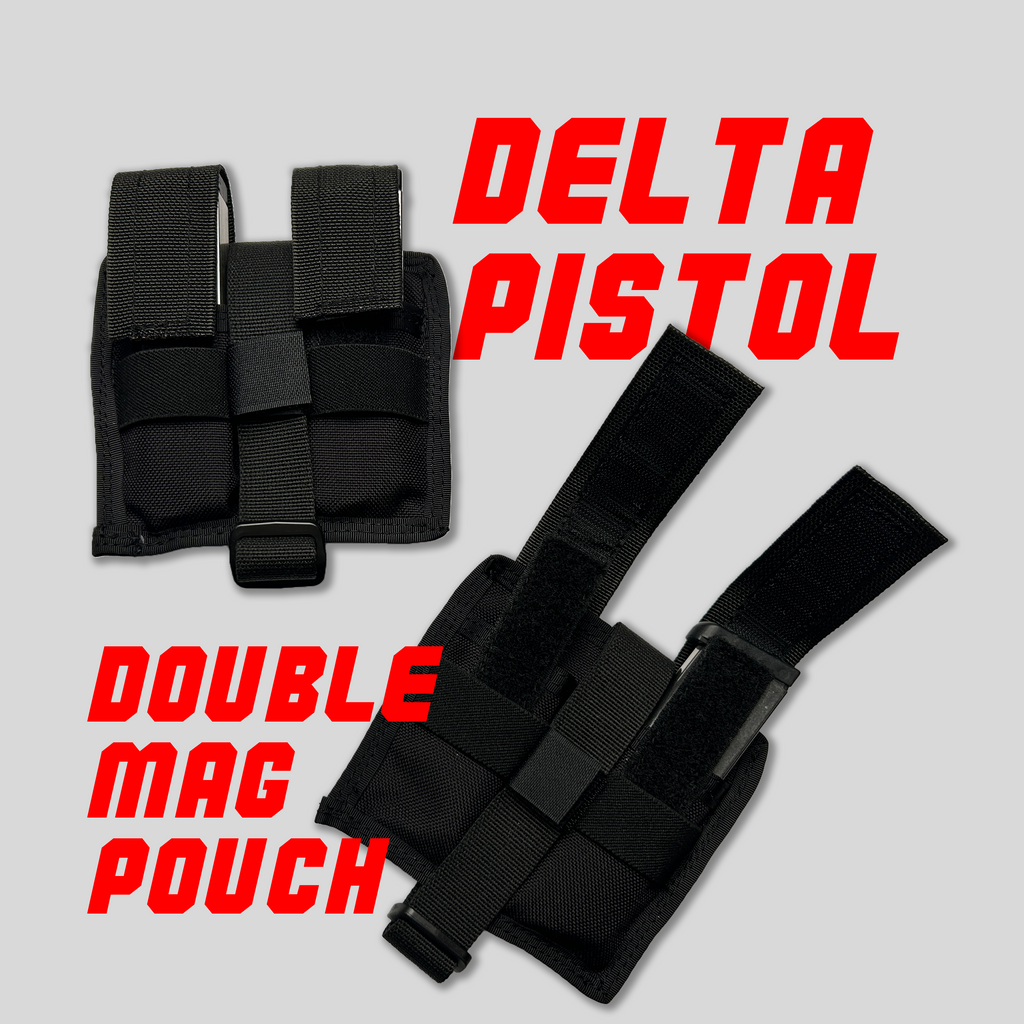 Delta Rigger-Style Double Pistol Mag Pouch