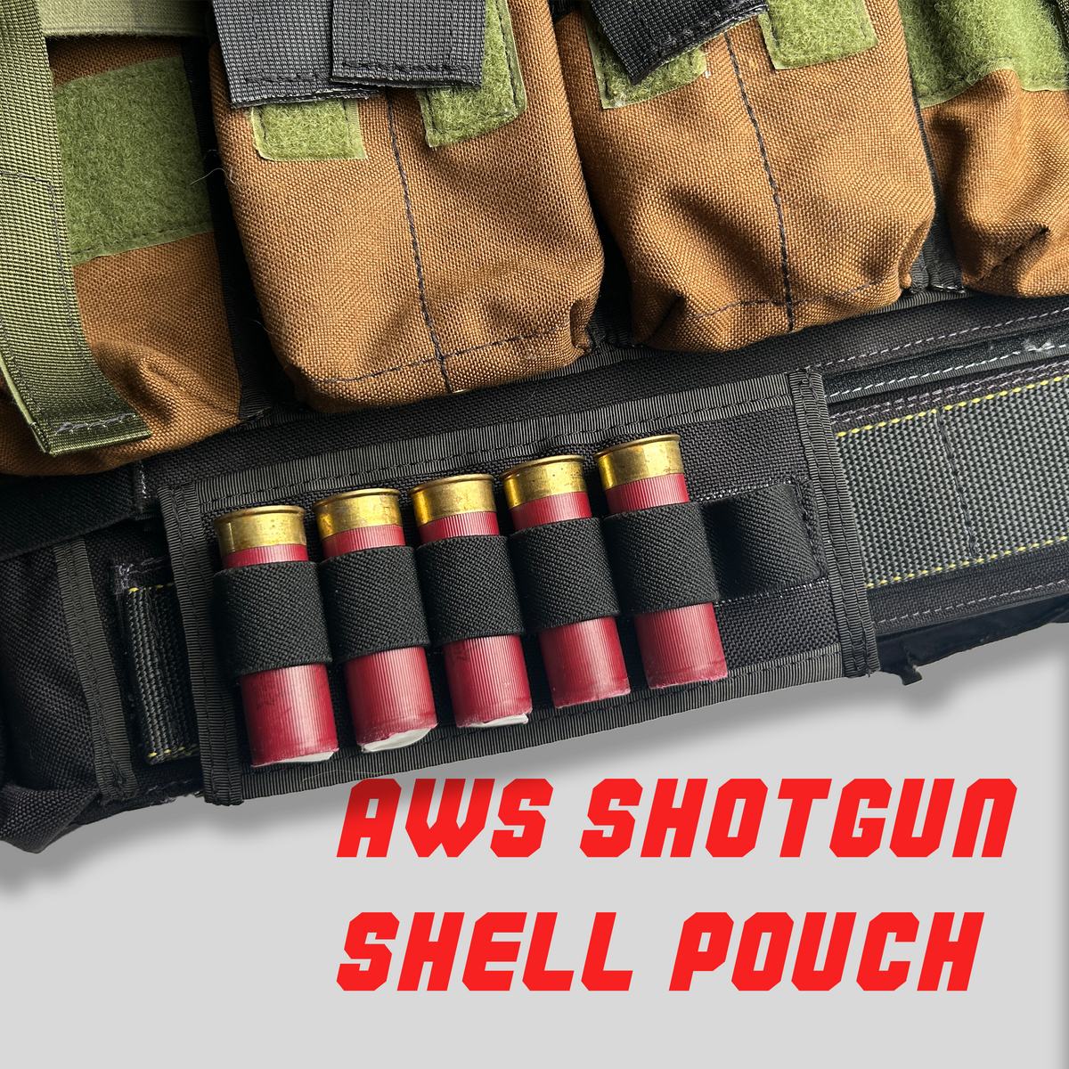 AWS Style Shotgun Shell Pouch -  Breacher Gear